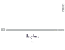 Tablet Screenshot of lucyluce.com